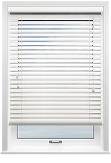 Ecowood, Soft White Satin - Motorised Venetian Blind